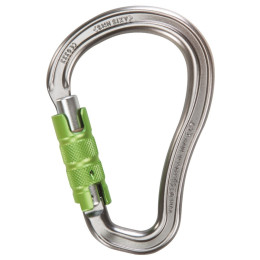 Karabiner Climbing Technology Axis HMS TG srebrena/zelena