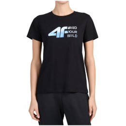 Ženska majica 4F Tshirt F3496 crna Deep Black