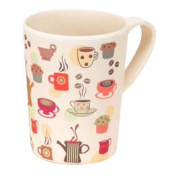 Šalica Vango Bamboo Mug 350 ml bež CoffeeCupPrint