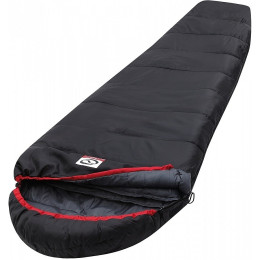 Vreća za spavanje Loap Darway crna/crvena