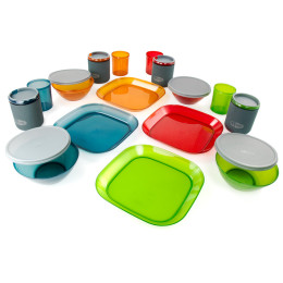 Set posuđa GSI Outdoors Infinity 4 Person Deluxe Table višebojna