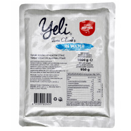 Hrana na putovanju Yeli Komadi tune u vlastitom soku (1000 g)