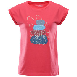 Ženska majica Alpine Pro Okina ružičasta