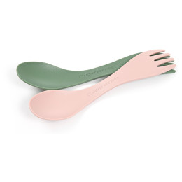 Dječji pribor Light My Fire Spork Little BIO 2-pack ružičasta/zelena Sandygreen/Dustypink