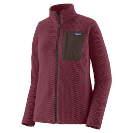 Ženska funkcionalna dukserica Patagonia W's R1 Air Jkt Ljubičasta Berry Fig