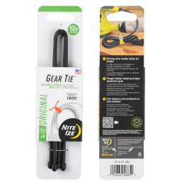 Vezna žica Nite Ize Gear Tie 12" crna Černá