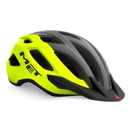 Biciklistička kaciga MET Crossover Reflex siva/žuta