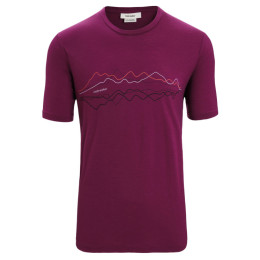 Muške funkcionalne majice Icebreaker Men Tech Lite II SS Tee Ljubičasta