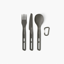 Set pribora za jelo Sea to Summit Frontier UL Cutlery Set 3 Piece siva