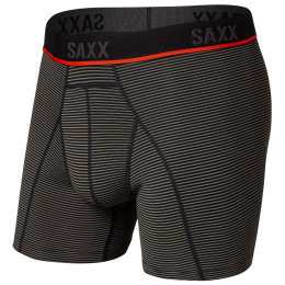 Bokserice Saxx Kinetic Light-Compression Mesh siva/crvena