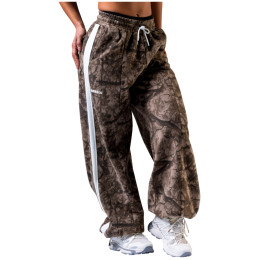 Ženske trenerke Nebbia Oversized sweatpants Power svijetlosmeđa LIGHT BROWN CAMO