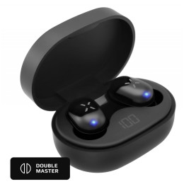 Bežične slušalice Fixed Boom Joy crna