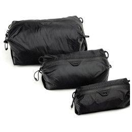 Futrola za dokumente Peak Design Ultralight Mesh Packing Cube BUNDLE XXS-XS-S crna black