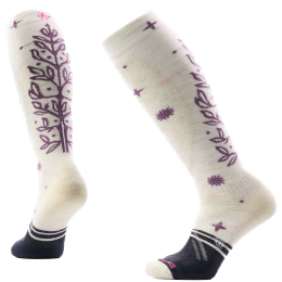 Čarape Smartwool Women's Ski Full Cushion Ice Blossom OTC bež