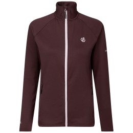 Ženska funkcionalna dukserica Dare 2b Lowline Full Zip Core Stretch boja vina Huckleberry