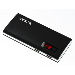 Power bank eksterne baterije Doca Power banka mAh 13000 mAh crna Black