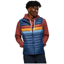 Muški prsluk od perja Cotopaxi M'S Fuego Down Vest tamno plava Deep Sea Stripes