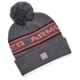 Muška zimska kapa Under Armour Halftime Pom Beanie siva