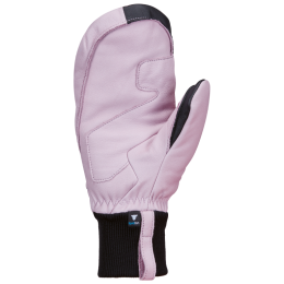 Ženske rukavice za skijanje do palca SnowLife SMitten Leather W´s ružičasta rose