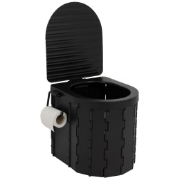 Toalet Bo-Camp Portable toilet foldable crna