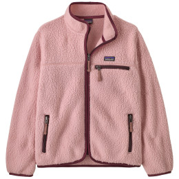 Dječja dukserica Patagonia K's Retro Pile Jacket - Fuzzy Mauve ružičasta Fuzzy Mauve