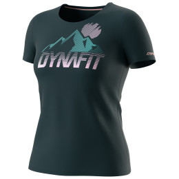 Ženska funkcionalna majica Dynafit Transalper Graphic S/S Tee W Ljubičasta blueberry/6370