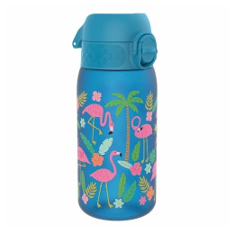 Dječja boca Ion8 Leak Proof Blue Flamingos 400ml
