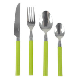 Pribor Bo-Camp Cutlery Set 1 zelena Lime