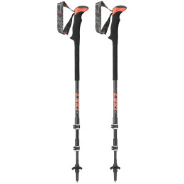Trekking štapovi Leki Carbon TA XTG crna BlackFluorescentRedWhite