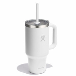 Termos Hydro Flask 32 Oz Travel Tumbler Clear Lid