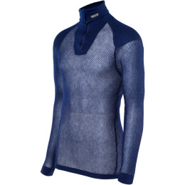 Rolka Brynje of Norway Super Thermo Zip polo Shirt tamno plava Navy