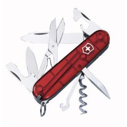 Nož Victorinox Climber crvena transparentna TransRed