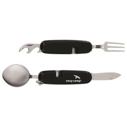 Pribor Easy Camp Folding Cutlery crna