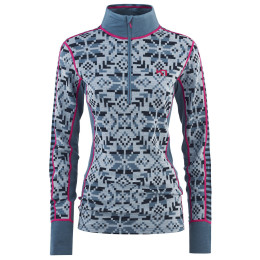 Ženska dukserica Kari Traa Else H/Z siva/žuta