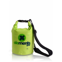 Vodootporna torba Elements Gear Expedition 5 l zelena Lime