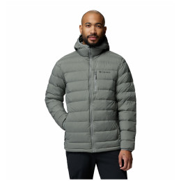 Muška jakna Columbia Drift Peak™ Stretch Down Hooded Jacket siva Sedona Sage