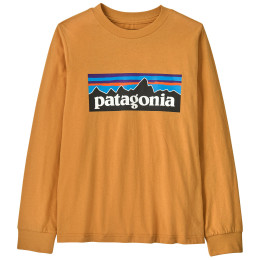 Dječja majica Patagonia K's L/S P-6 Logo T-Shirt - Dried Mango narančasta Dried Mango