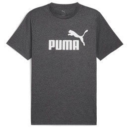Muška majica Puma Ess No. 1 Logo Heather Tee crna PUMA Black