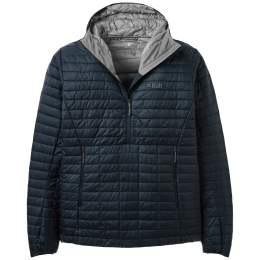 Muška jakna Rab Microlighter Pullover Down Hoody plava