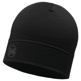 Kapa Buff Merino Lightweight Beanie crna SolidBlack