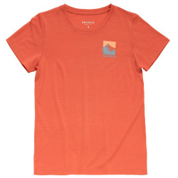 Ženska majica Devold Classic "Summit" Tee Wmn crvena CORAL