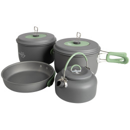 Set posuđa Bo-Camp Explorer XL siva Anthracite/Green