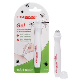 Hladni gel FIXAprotect 2v1 gel po štípnutí hmyzem a k odstranění klíštěte roll-on 10 ml