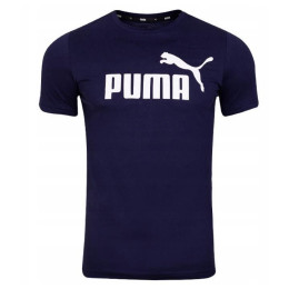 Muška majica Puma ESS Logo Tee tamno plava Blue