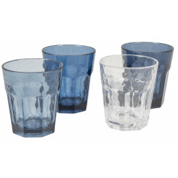 Set čaša Bo-Camp Tumbler Mix & Match 200 ml - 4ks plava