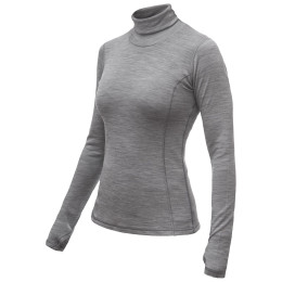 Ženska termo majica Sensor Merino Bold Roll Neck dl.rukáv siva