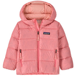 Dječja jakna Patagonia Baby Hi-Loft Down Sweater Hoody - PCKP ružičasta Punchy Pink