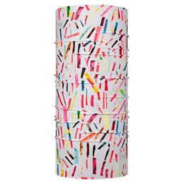 Dječji višenamjenski šal Buff Coolnet UV® bijela / ružičasta