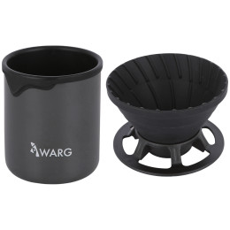 Set za kavu Warg Kofein & Duo 2in1 Cups Set crna black