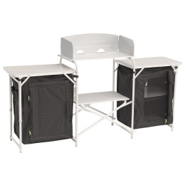 Kuhinja Outwell Camrose Kitchen Table crna/bijela